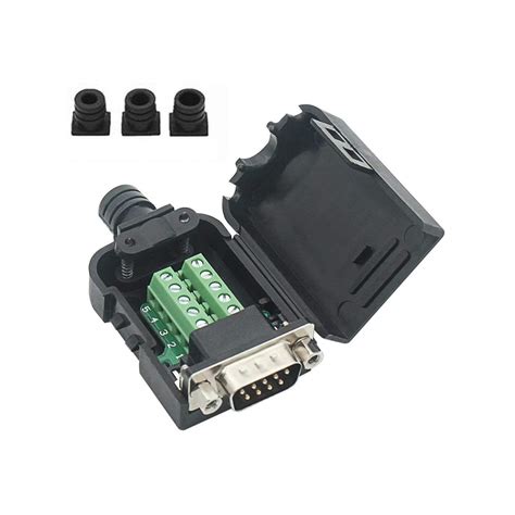 Buy Yiovvom Db9 Breakout Connector To Wiring Terminal Rs232 D Sub Male