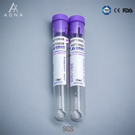 Vacuum Blood Collection Tubes All Sizes Agna Healthcare