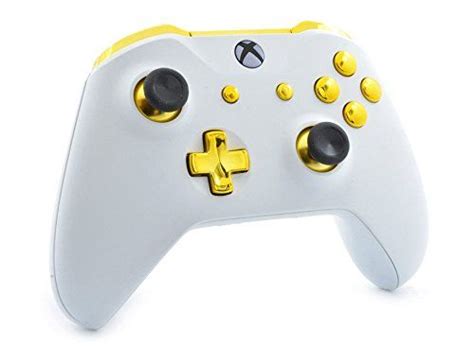 Whitegold Xbox One S Unmodded Custom Controller Unique Design With 35