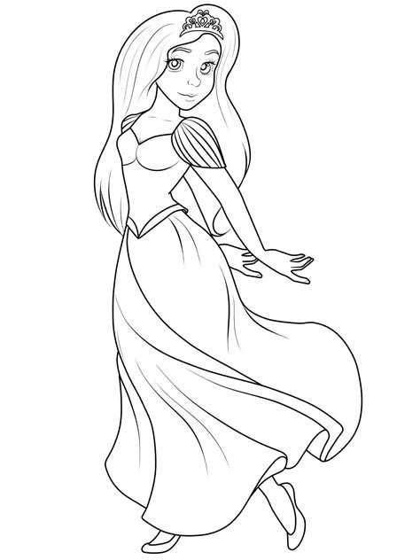 Sie lieben es auch, zu malen. Malvorlage Prinzessin - kinderbilder.download ...