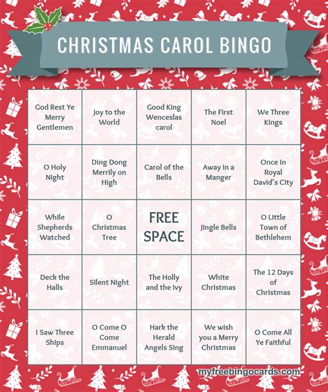 With only o days until christmas, there is only one thing to say. Free Printable Bingo Cards | Christmas bingo game ...
