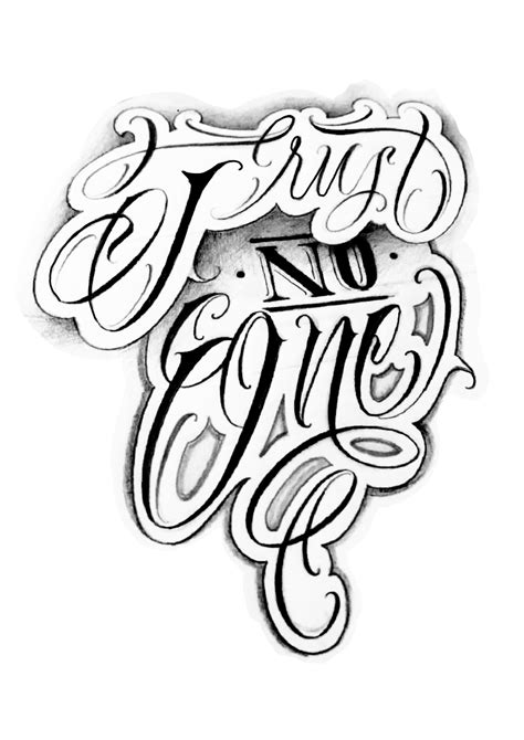 Tattoo Lettering Alphabet Tattoo Lettering Design Chicano Lettering