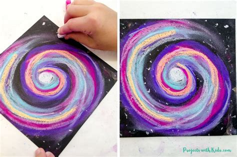 Galaxy Oil Pastel Tutorial In This Video I Gave A Tutorial About Oil Pastel Drawing I Gave
