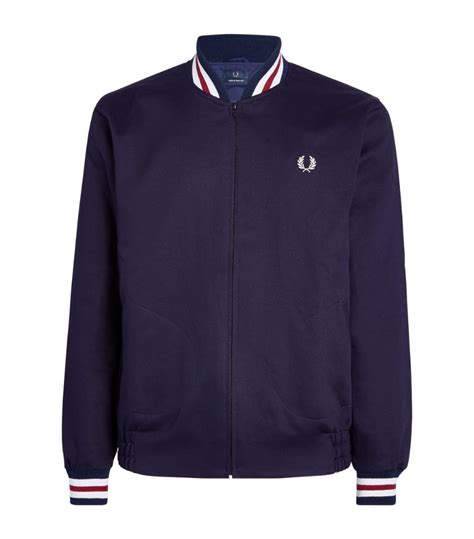 Fred Perry Reissues Made In England Original Tennis Bomber Jacket Navy