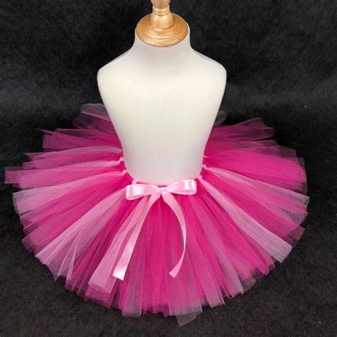 Lovely Baby Pink Tutu Skirts Infant Girls Tulle Ballet Tutus Skirts