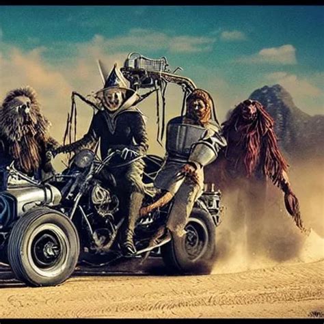 Wizard Of Oz Wheelers Mad Max Fury Road Openart