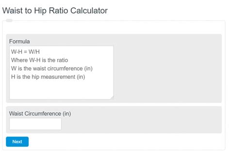 Waist To Hip Ratio Calculator Calculator Academy