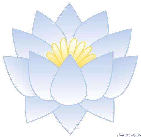 White Lotus Flower Clip Art 10 Free Cliparts Download Images On