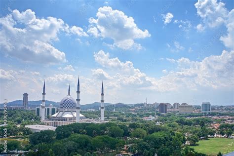 Beautiful View Of Shah Alam City Of Selangor Malaysia During Hot Sunny Day Stock Photo Adobe