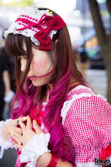 Gingham Lolita Fashion On The Street In Harajuku W Baby The Stars