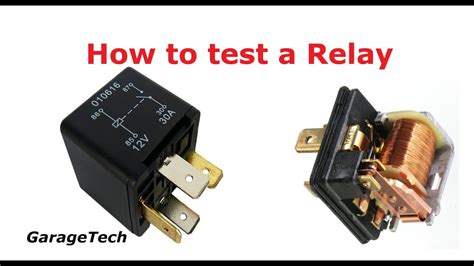 .the relay you will see 4 set's of numbers 30 & 87 are load side of the relay. How to test a Relay - YouTube