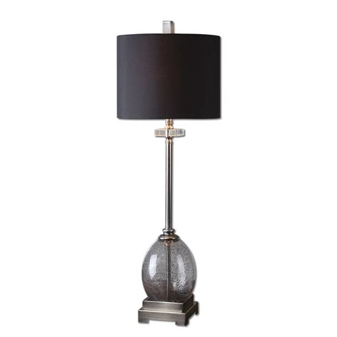 Denia Gray Glass Table Lamp By Uttermost 35″ Fine Home Lamps