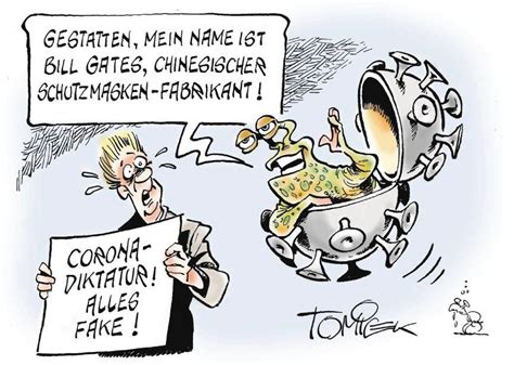 In tagesspiegel, taz, leipziger volkszeitung, badische zeitung, freitag und eulenspiegel. Karikaturen - Mai 2020