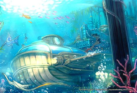 Hayosena On Drawcrowd Fantasy Landscape Anime Background Amazing Art