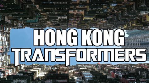 Hong Kong Transformers Monster Building Rooftops And Parks China Au