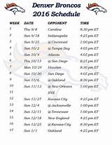 Pictures of Broncos Nfl Schedule 2017