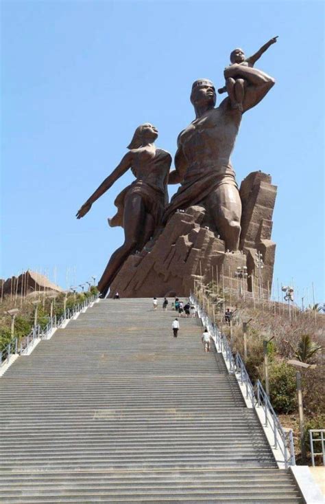 The African Renaissance Monument In Senegal The Tallest Statue In