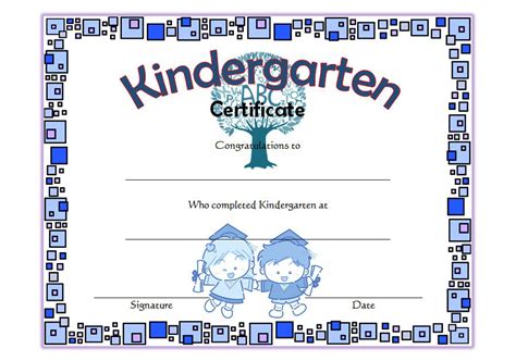 Submit the original certificate to the registration unit in case her name is changed, or her graduation certificate is damaged Kindergarten Graduation Certificate Sample FREE 2