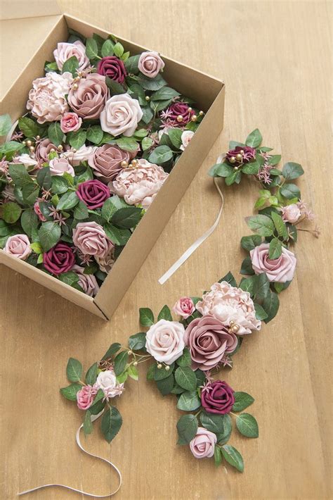 Gorgeous and unique, this faux chinese lantern spray features flowers in rich burgundy. Lantern Floral Arrangements (Set of 6) - Berry Blush in ...