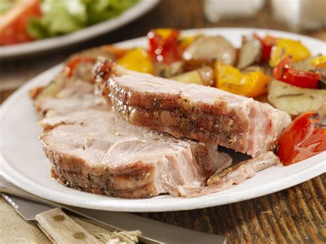 Toss potatoes with remaining seasoning mixture; Roasted Pork Tenderloin and Vegetables Recipes