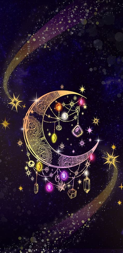 Moon Galaxy Dreamcatcher Wallpaper Dream Catcher Magicheft