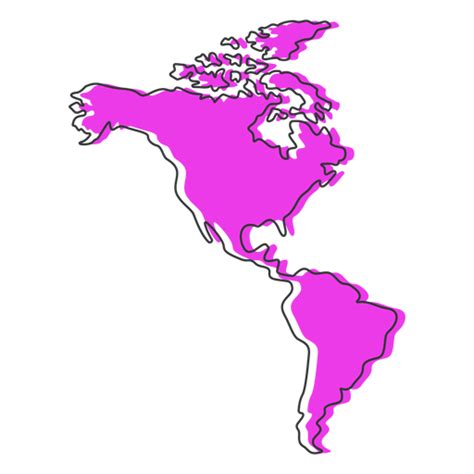 Mapa De América Plana Descargar Pngsvg Transparente