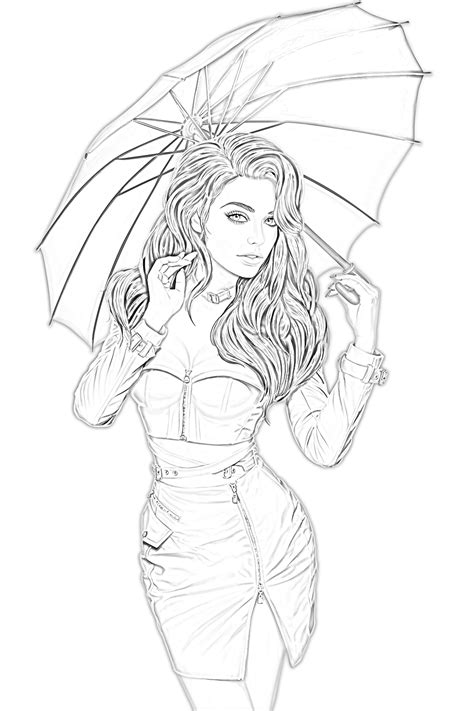 3 Hot Cool Girls Coloring Pages Coloring Pages