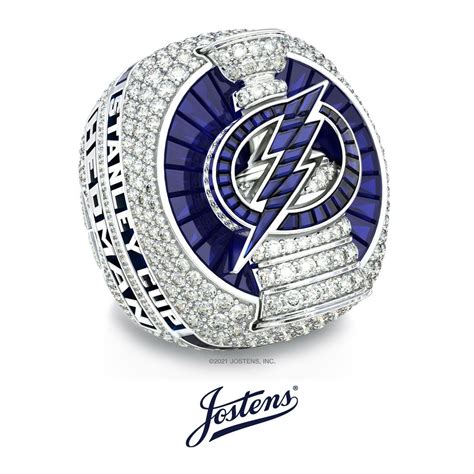 The Tampa Bay Lightning Stanley Cup Championship Ring In 2021