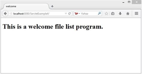 Welcome File List In Web Xml W Babes