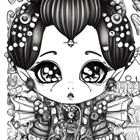 Goth Vampire Coloring Page · Creative Fabrica