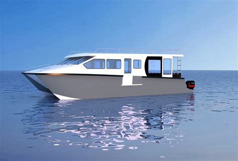 Aluminium Twin Hull Boat Catamaran Passenger Boat For Sale Aluminium