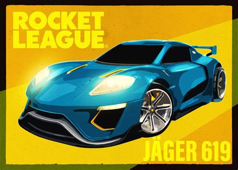 Jager 619 Minimal Poster By Rocket League Displate