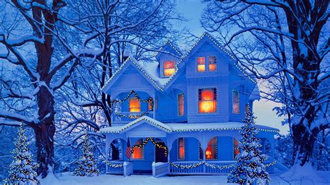 Christmas House Wallpaper 53 Pictures