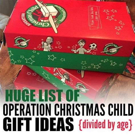 Operation Christmas Child T Ideas For All Ages