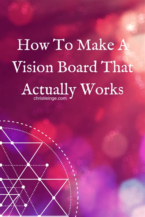 How To Make A Vision Board That Actually Works Love What She Has