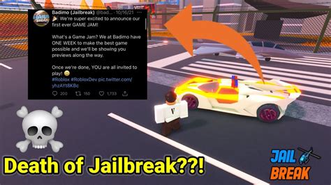 Jailbreak Might Die In The Future Here S Why Asimo Roblox Jailbreak Youtube