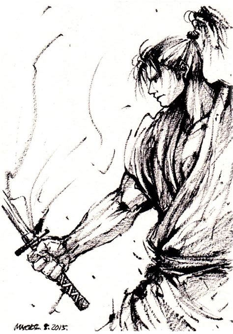 Samurai Ink Sketch 2 By Mycks On Deviantart