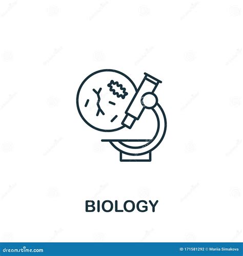 Biology Icon From Science Collection Simple Line Element Biology
