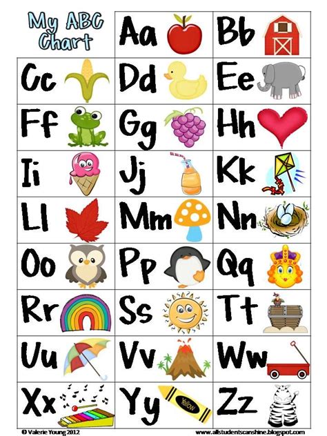 All Students Can Shine Abcs And A Freebie Alphabet Preschool