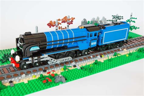 Lego Ideas The Blue Tornado Lego City Train Lego Trains Lego Cars