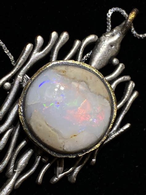 Spencer Idaho Opal Necklace Etsy