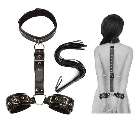 Pu Leather Bondage Toy Female Erotic Handkerchief Neck Cover Sex Toys