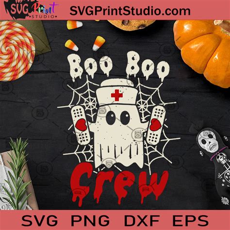 Boo Boo Crew Nurse Svg SVG File - Download Free Script Fonts