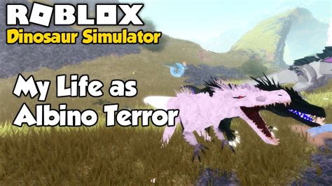 Roblox Dinosaur Simulator My Life As Albino Terror Youtube
