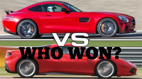 It's certainly not as cohesive a design as the ferrari 458 italia or the. FERRARI 458 vs MERCEDES-BENZ AMG GTS - YouTube