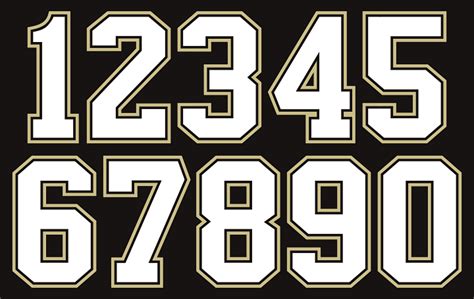 3colornumbers Numbers Font Sports Numbers Font Number Fonts