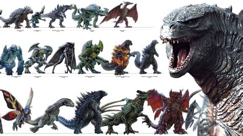Every Single Kaiju In Godzilla 2 Youtube