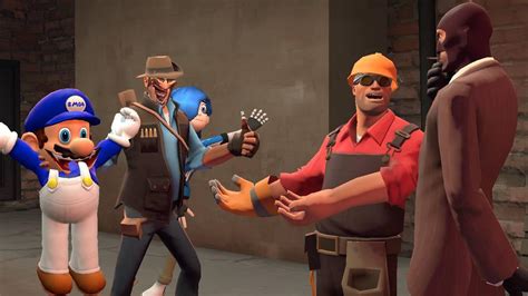 Smg4 X Tf2 Engineer Tell To Spy About Smg4s Fan By Lukedrinkmeme On