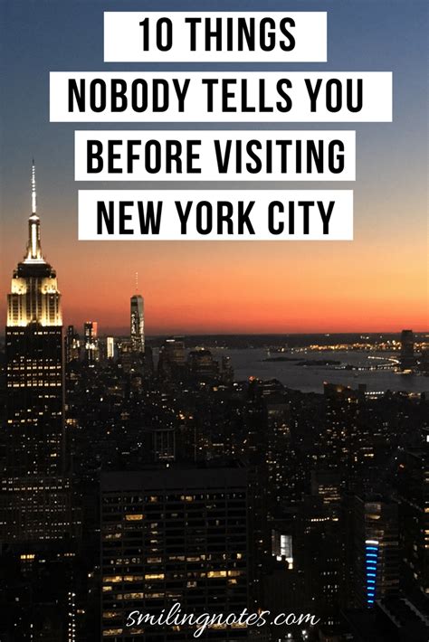 Nyc Travel Insider Tips For Visiting New York City Artofit