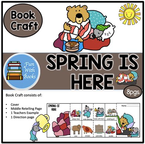 Spring Is Here Book Craft ~ Book Units By Lynn